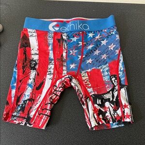 Ethika Patriotic Red and Blue Boxer Briefs